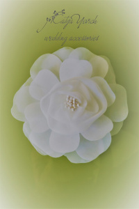 Bridal hair clip from the cloth WH-06